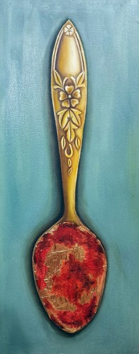 Fariha Khan, 24 x 12 Inch, Oil On Canvas, AC-FKH-002 Fariha Khan, 24 x 12 Inch, Oil On Canvas, AC-FKH-002